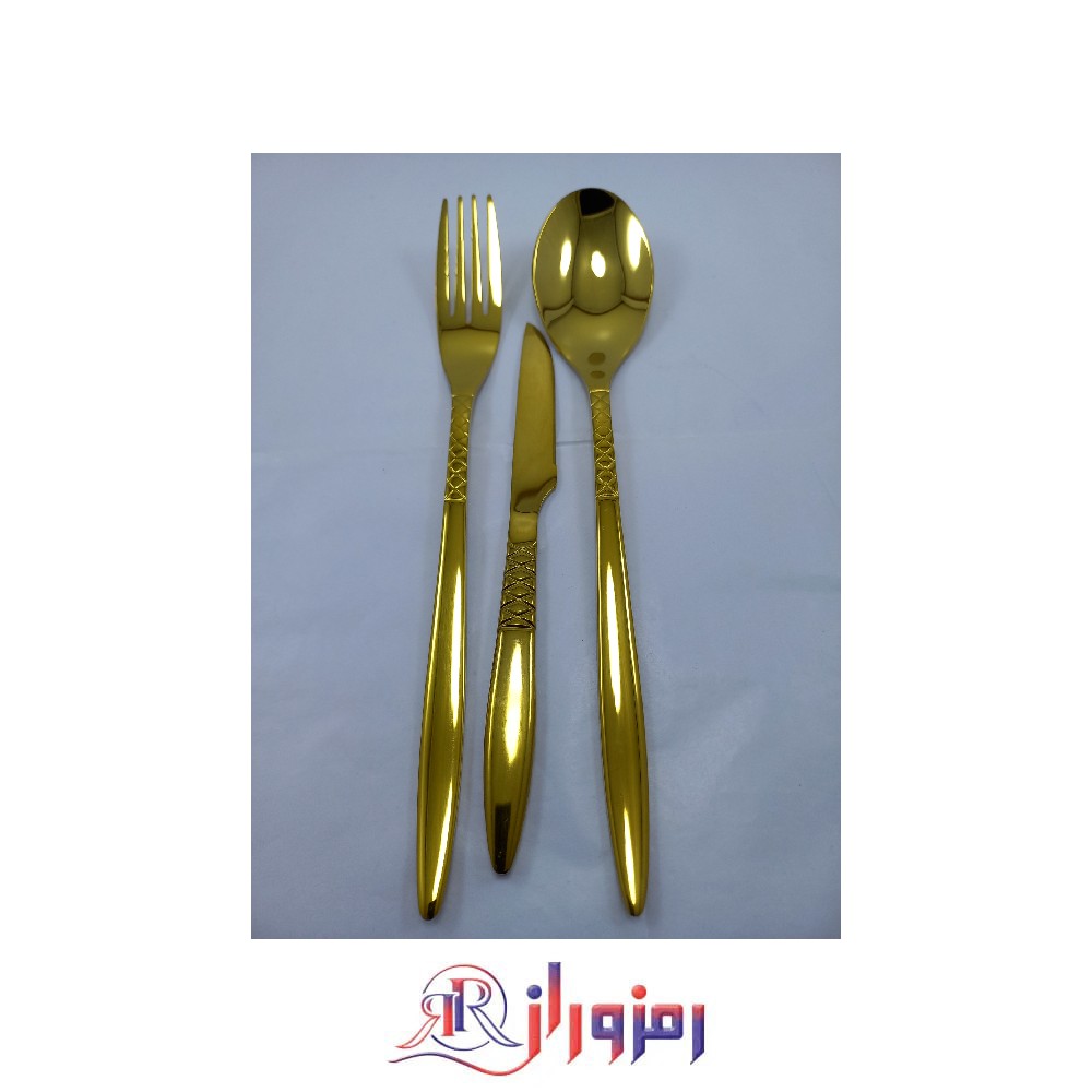 سرویس قاشق و چنگال 6 نفره 30 پارچه یونیک مدل طلایی زنبوری دهنه اروپایی ، خرید و قیمت سرویس قاشق و چنگال 6 نفره 30 پارچه یونیک مدل طلایی زنبوری دهنه اروپایی ، خوش دست مجلسی